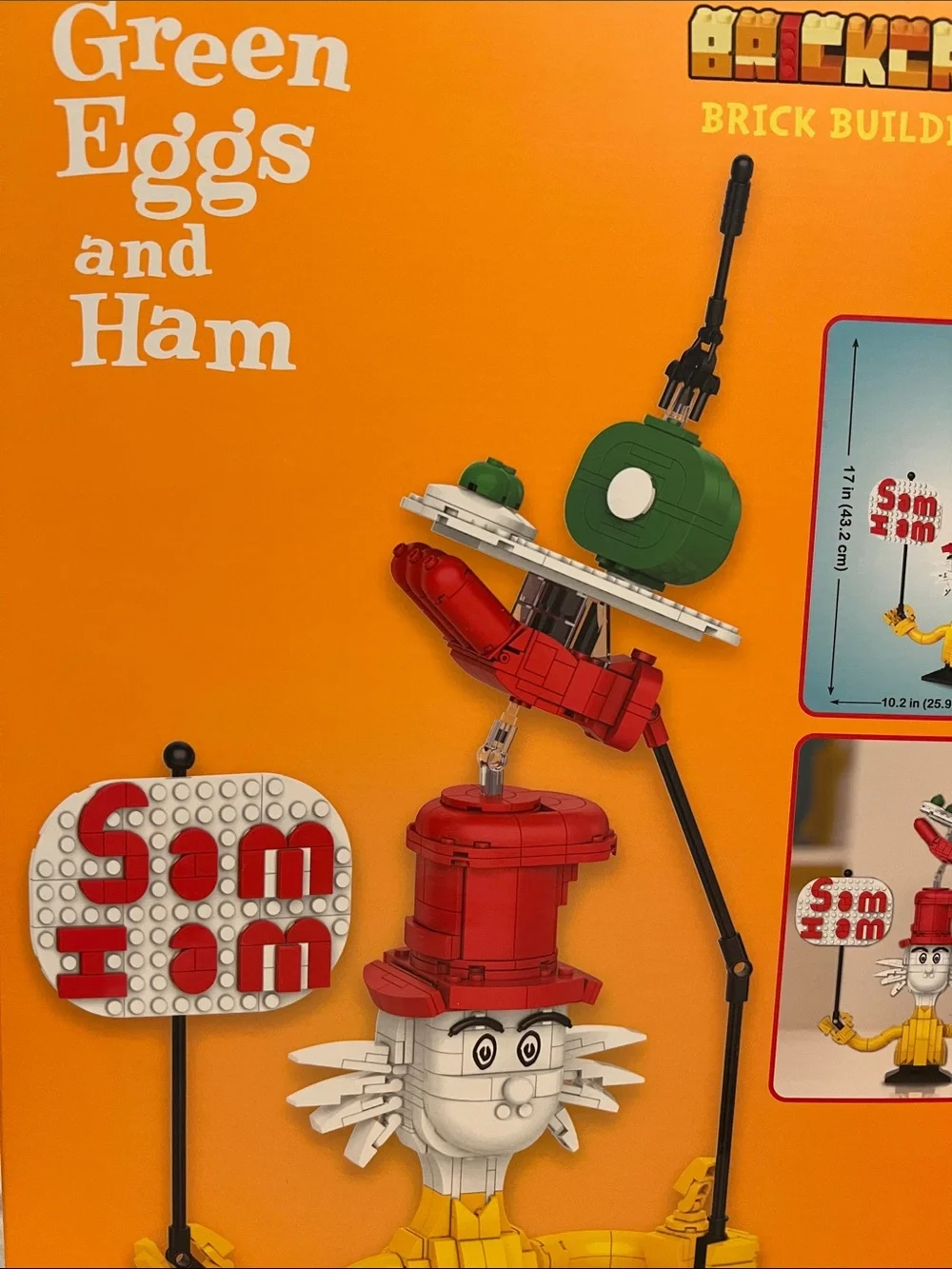 🟢 NIB Dr. Seuss Sam I Am Brick Building Set by Brickcraft 🟢